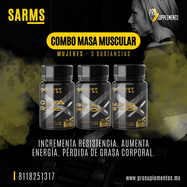 COMBO MASA MUSCULAR MUJERES