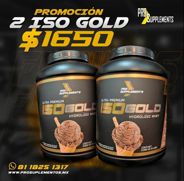 PROTEÍNA ISO GOLD HYDROLIZADA ☢️ TIEMPO LIMITADO 2 X $1650 ☢️